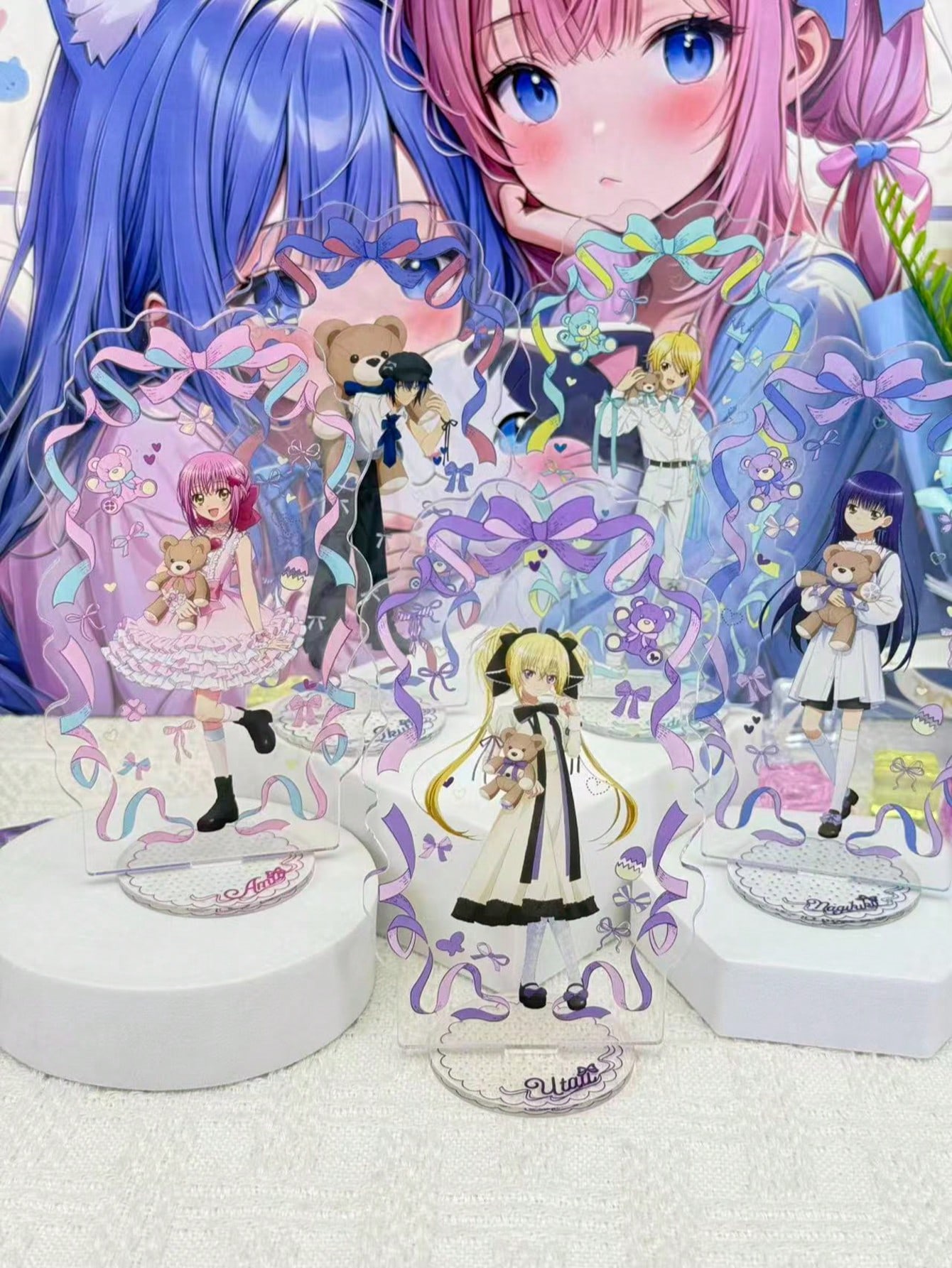 Anime Merchandise Collection - Anime Akrilik Stand, Sevimli Karakter Figürü,