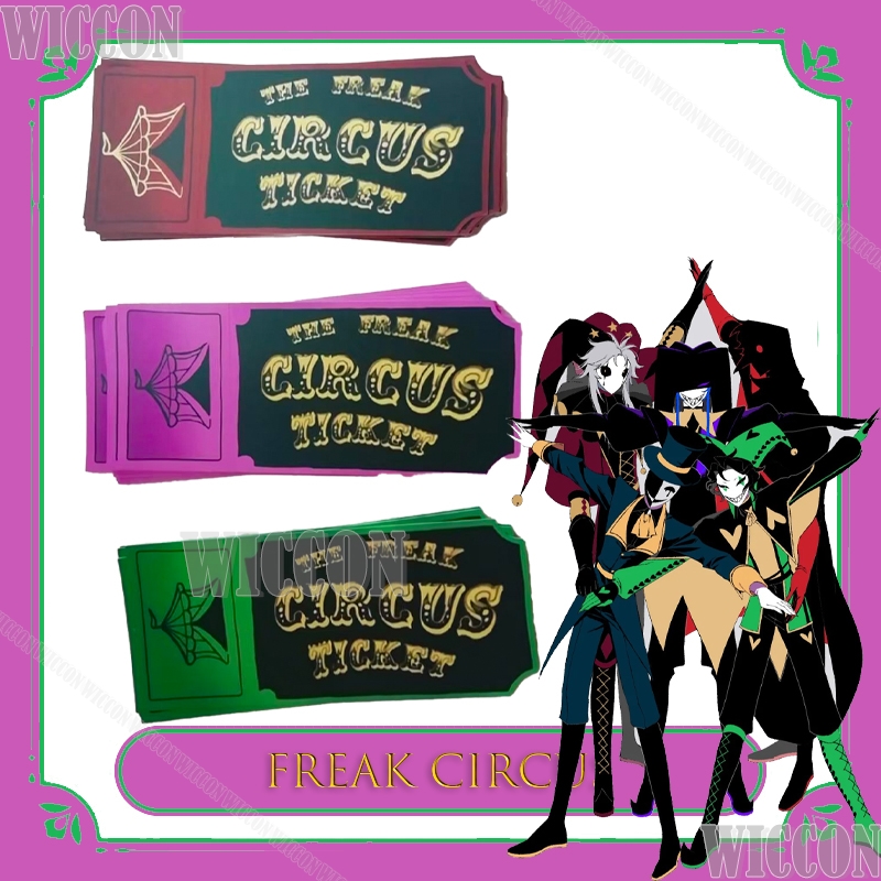 Freak Circus Bilet Kartı Kırmı - Anime Merchandise In Japanese incelemesi ve fiyatı